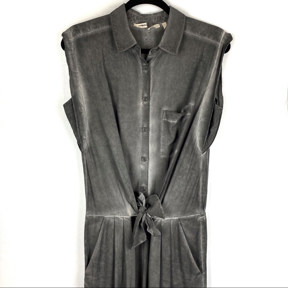Soft Surroundings Gray Camilla Jumpsuit